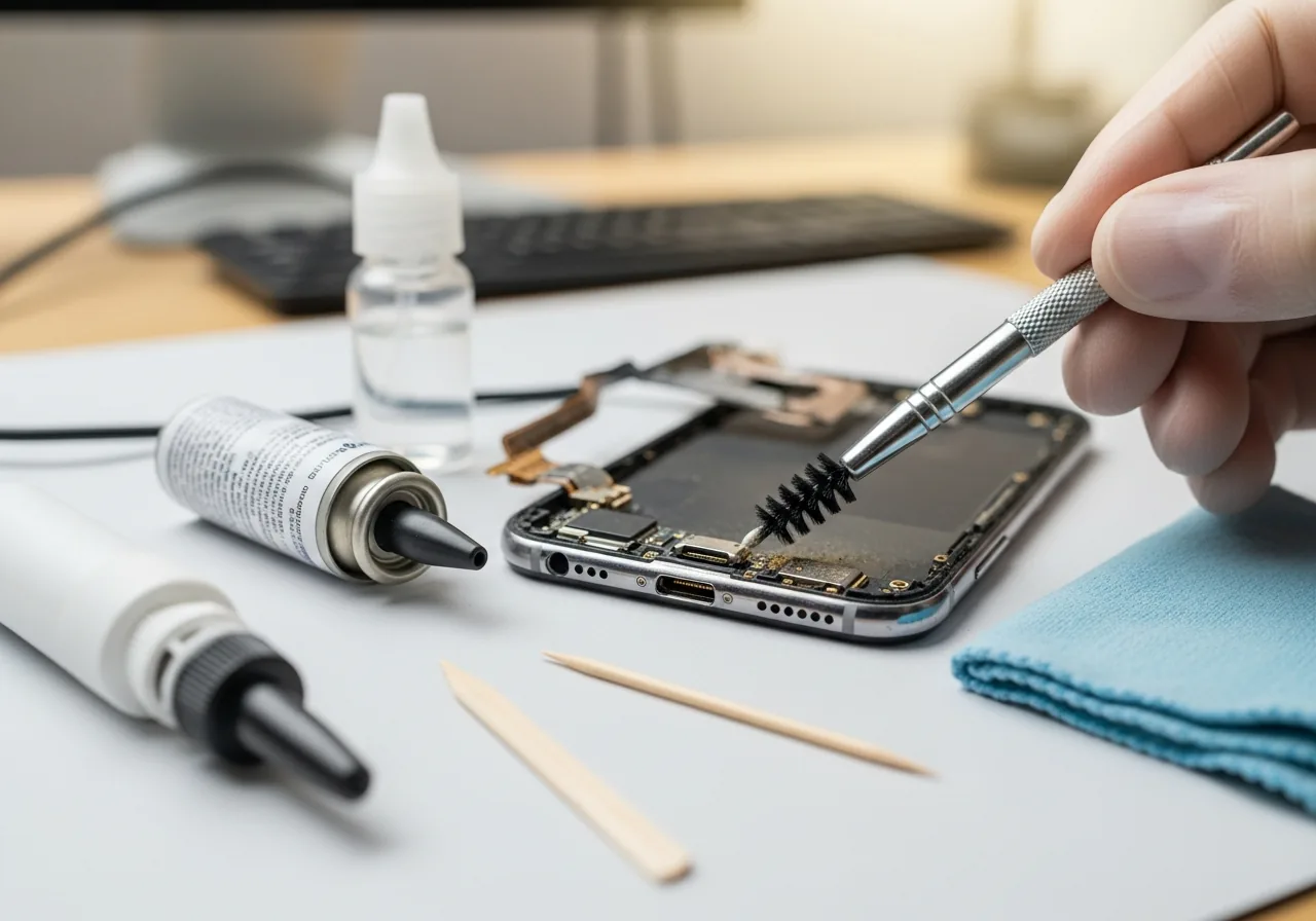 How to Clean a Dirty Charging Port