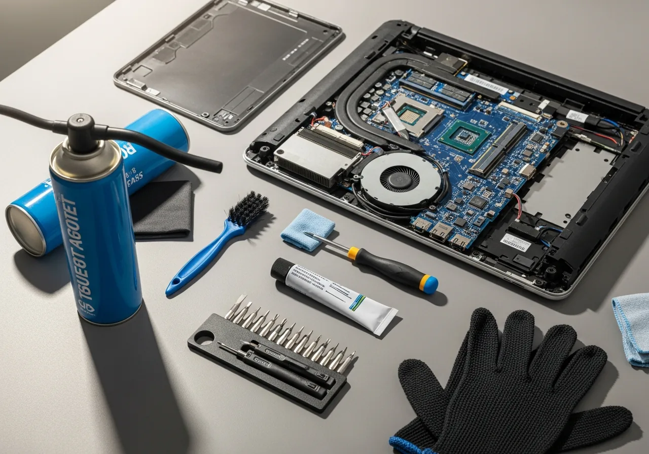 How to Clean a Laptop's Internal Components