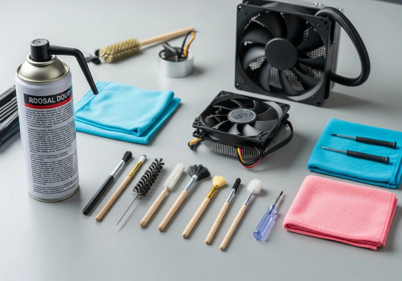 How to Clean PC Fans Safely Without Damage