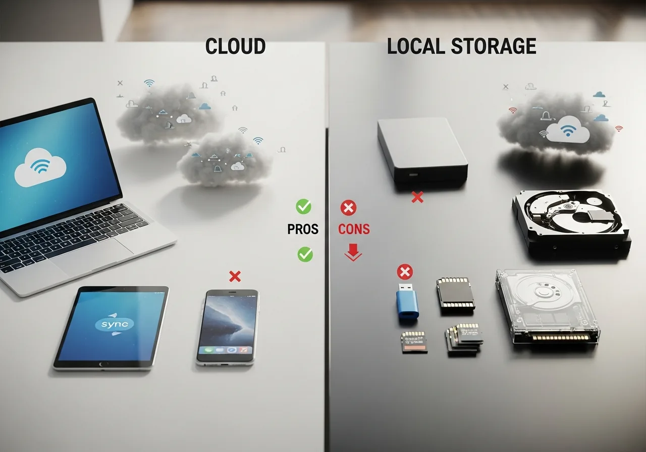 Cloud vs Local Storage: Pros and Cons