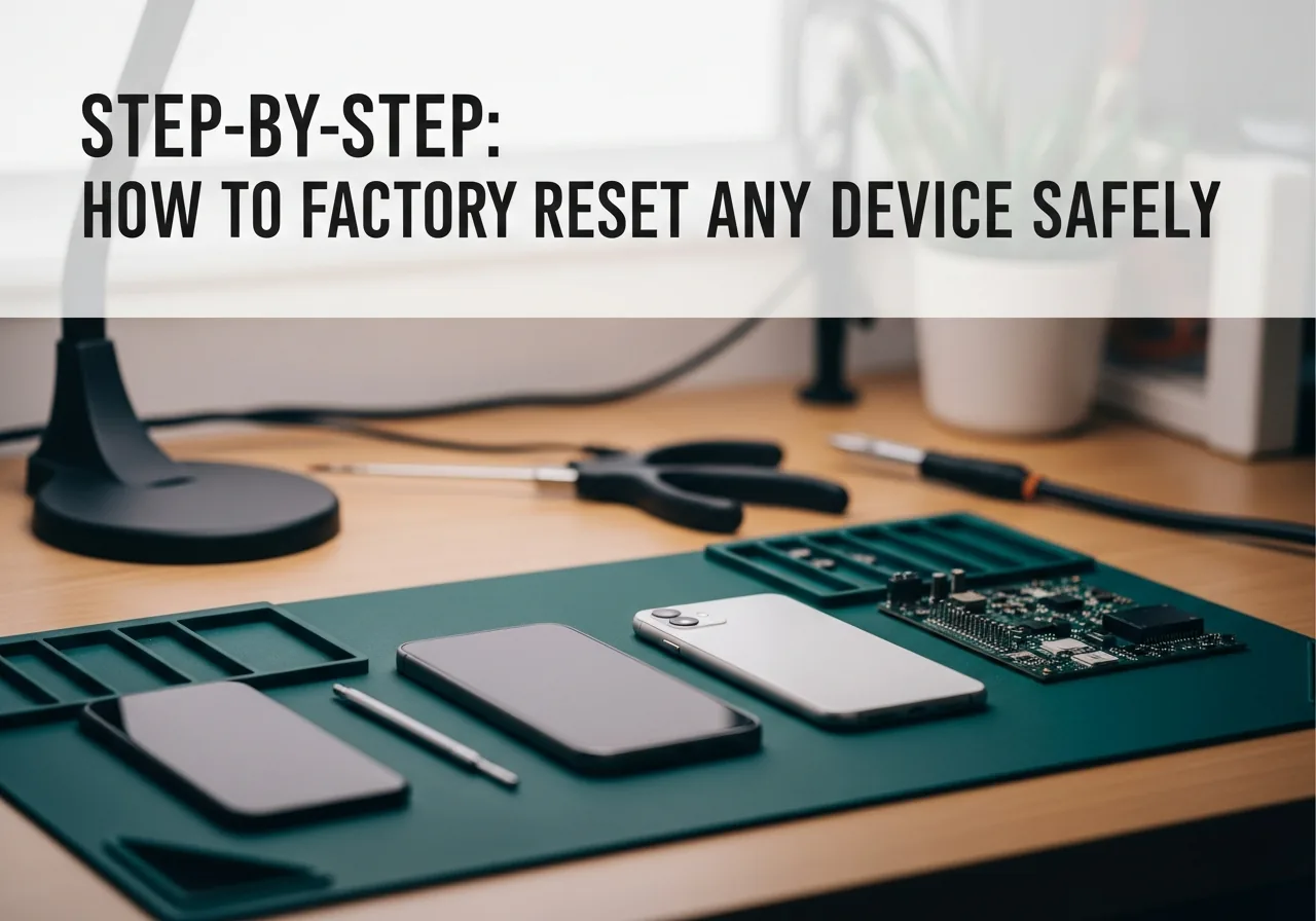 Step-by-Step: How to Factory Reset Any Device Safely