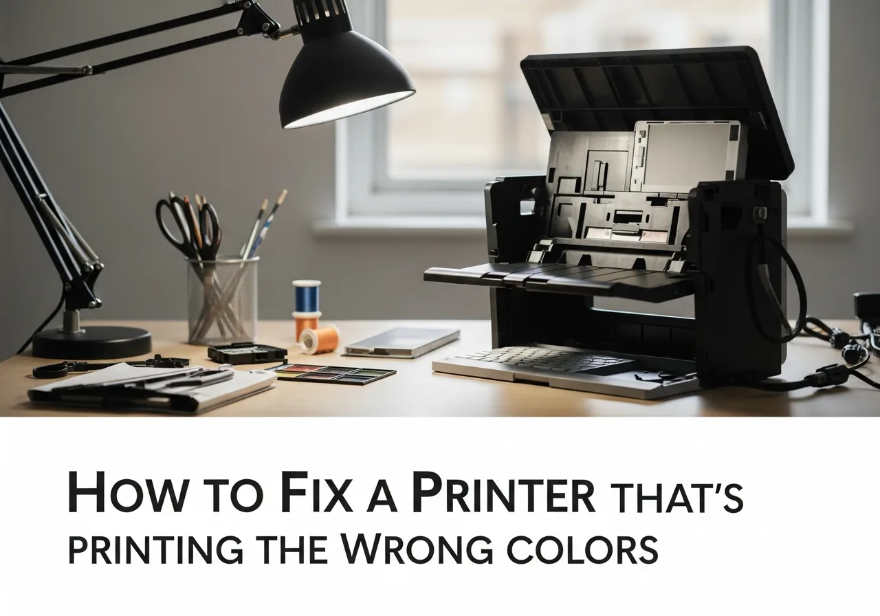 How to Fix a Printer That's Printing the Wrong Colours