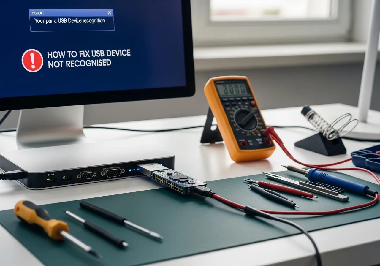 How to Fix a USB Device Not Recognised