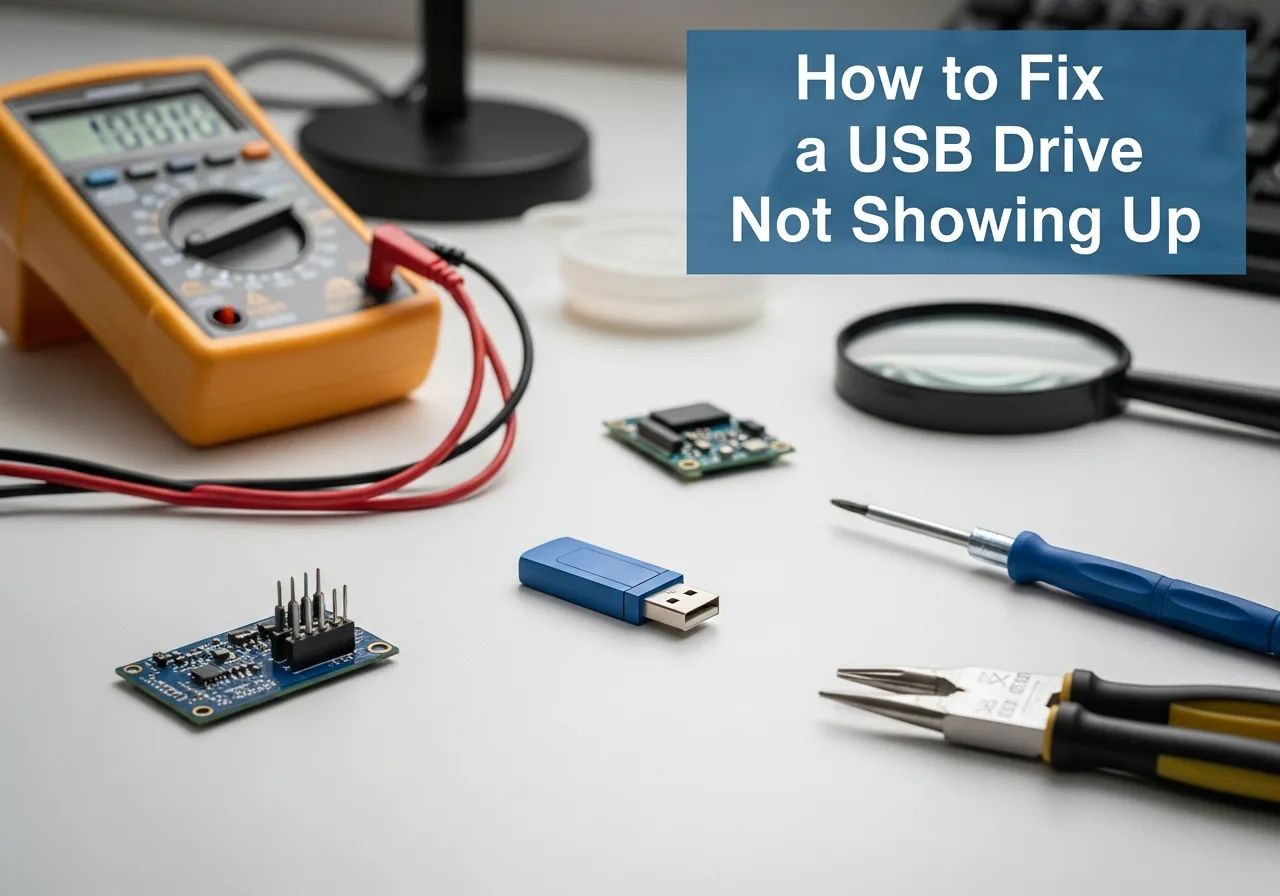 How to Fix a USB Drive Not Showing Up