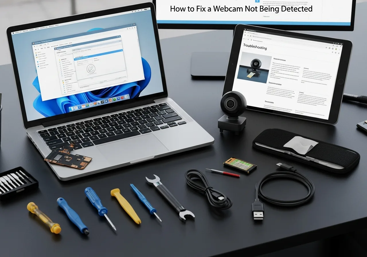 How to Fix a Webcam Not Being Detected