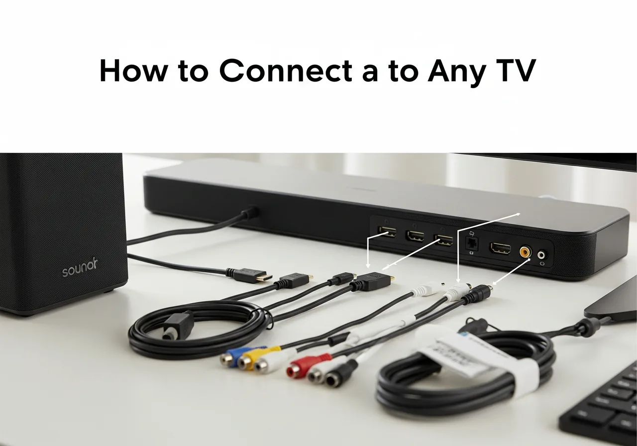 How to Connect a Soundbar to Any TV