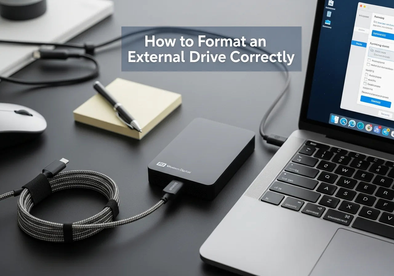 How to Format an External Drive Correctly