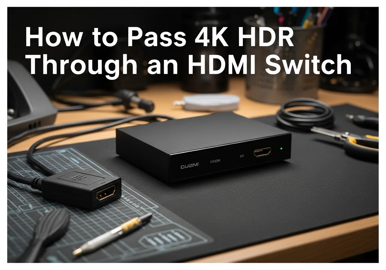 How to Pass 4K HDR Through an HDMI Switch