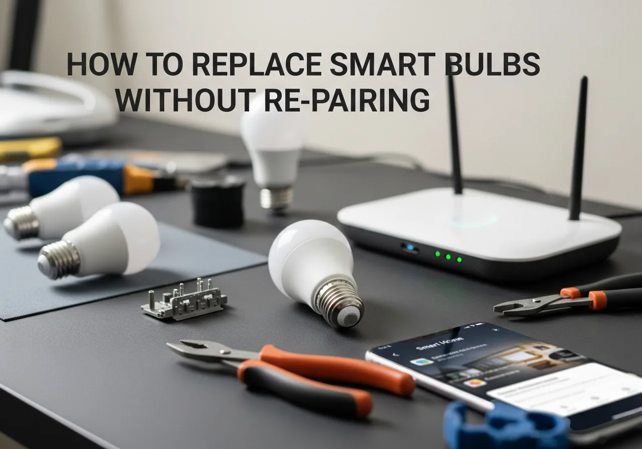How to Replace Smart Bulbs Without Re-Pairing