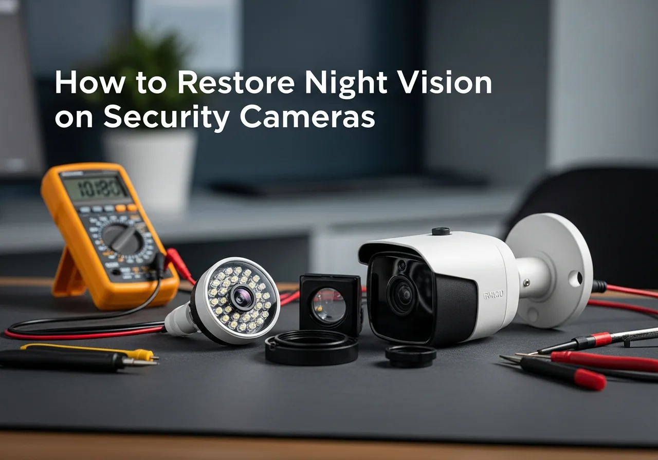 How to Restore Night Vision on Security Cameras