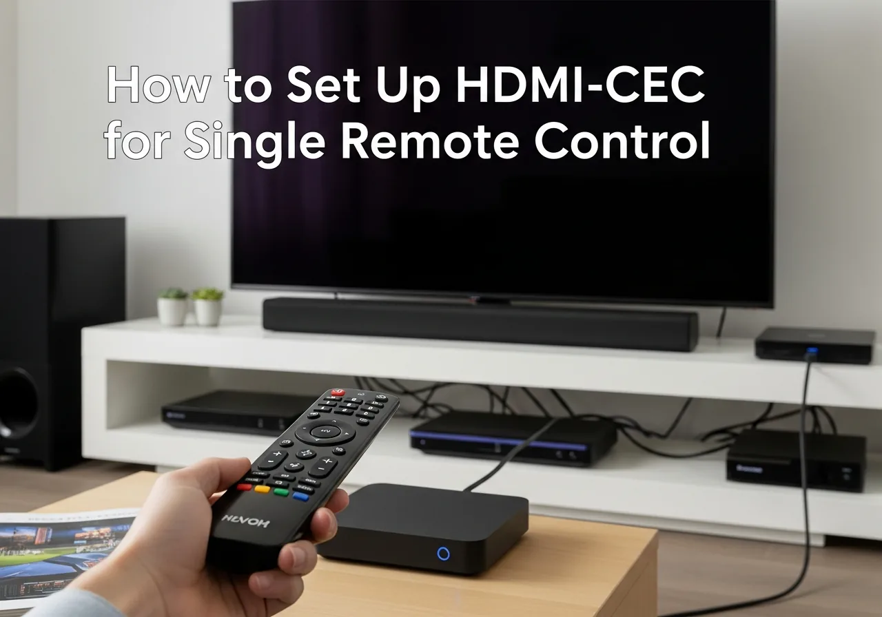 How to Set Up HDMI-CEC for Single Remote Control