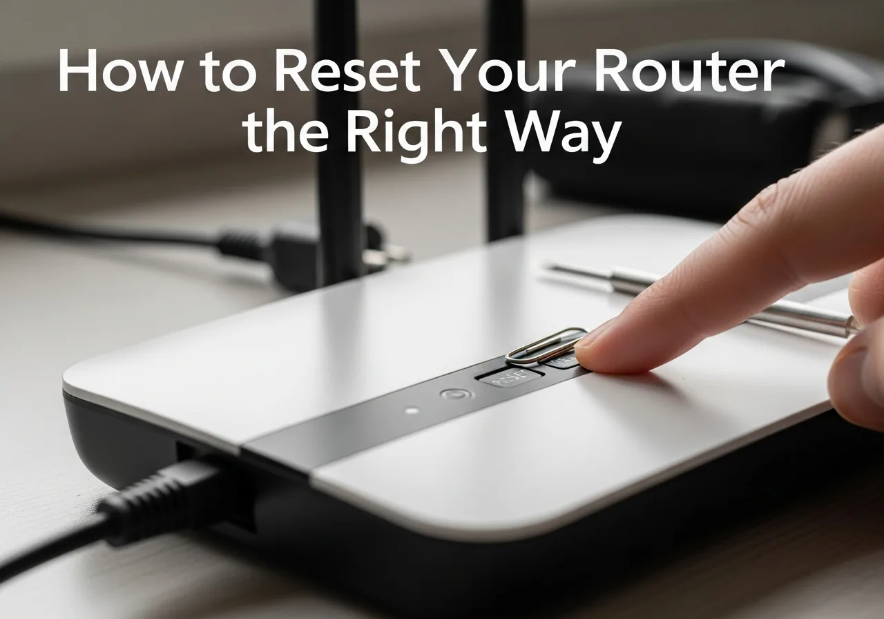 How to Reset Your Router the Right Way
