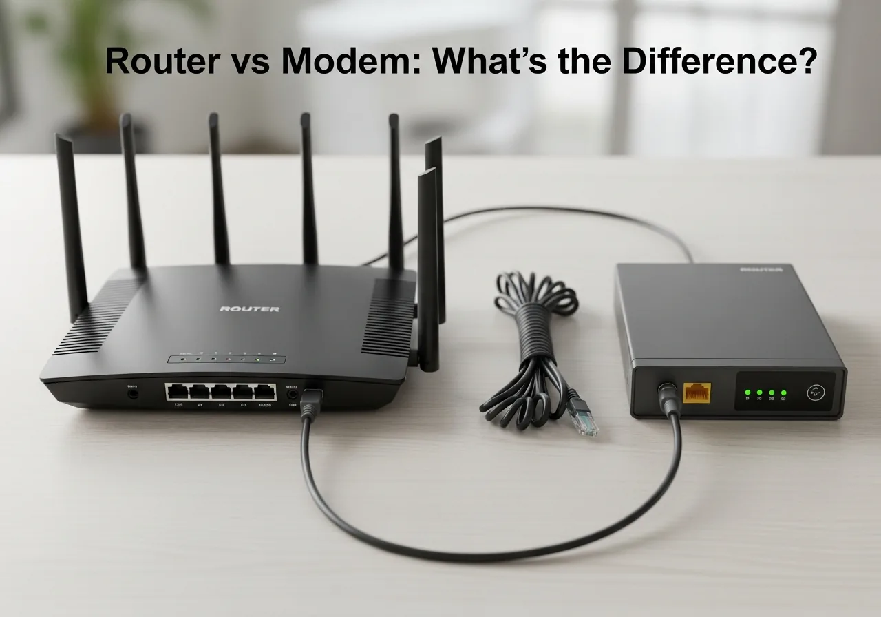 Router vs Modem: What's the Difference?