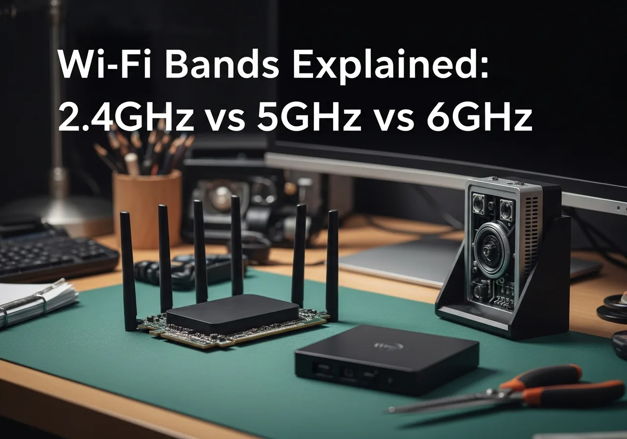 Wi-Fi Bands Explained: 2.4GHz vs 5GHz vs 6GHz